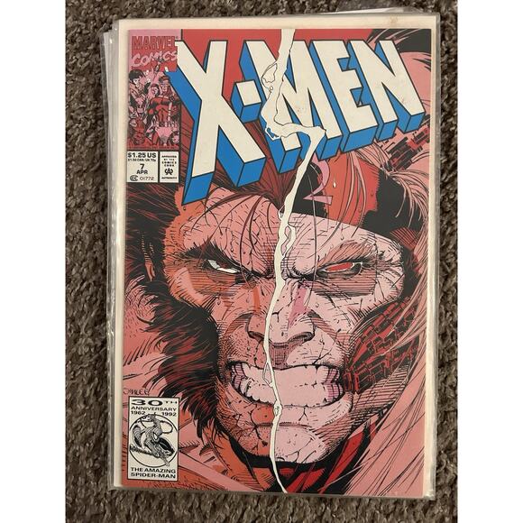 X-Men #1, 3, 7, 8, 10, 12, 18 (1991-92 Marvel) Lot Of 7 - 3 KEYS Hazard - Bella - Picture 4 of 8